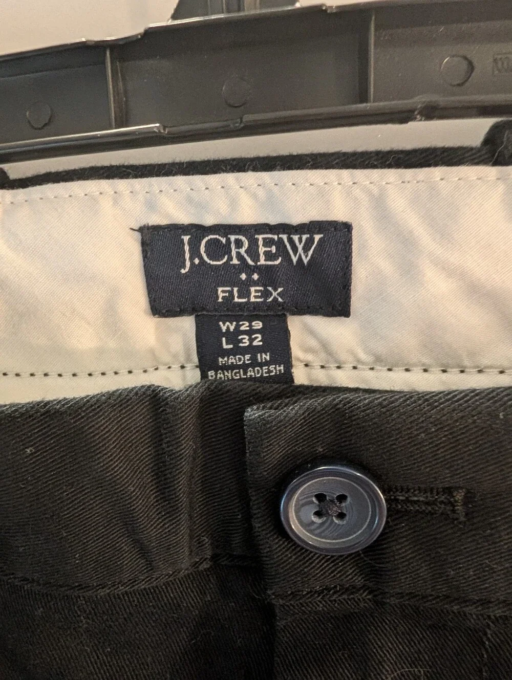 J. Crew Black Men's Slim Chino Pants 29/32 NWT